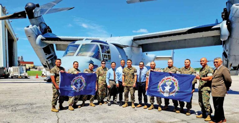 Tinian son takes lead of Osprey squadron in Okinawa