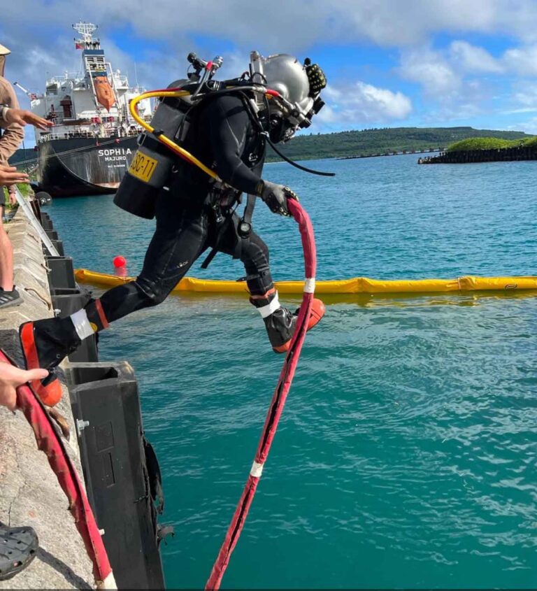 Navy Conducts Revitalization at the Port of Tinian; Extends Life of Port Infrastructure for Region