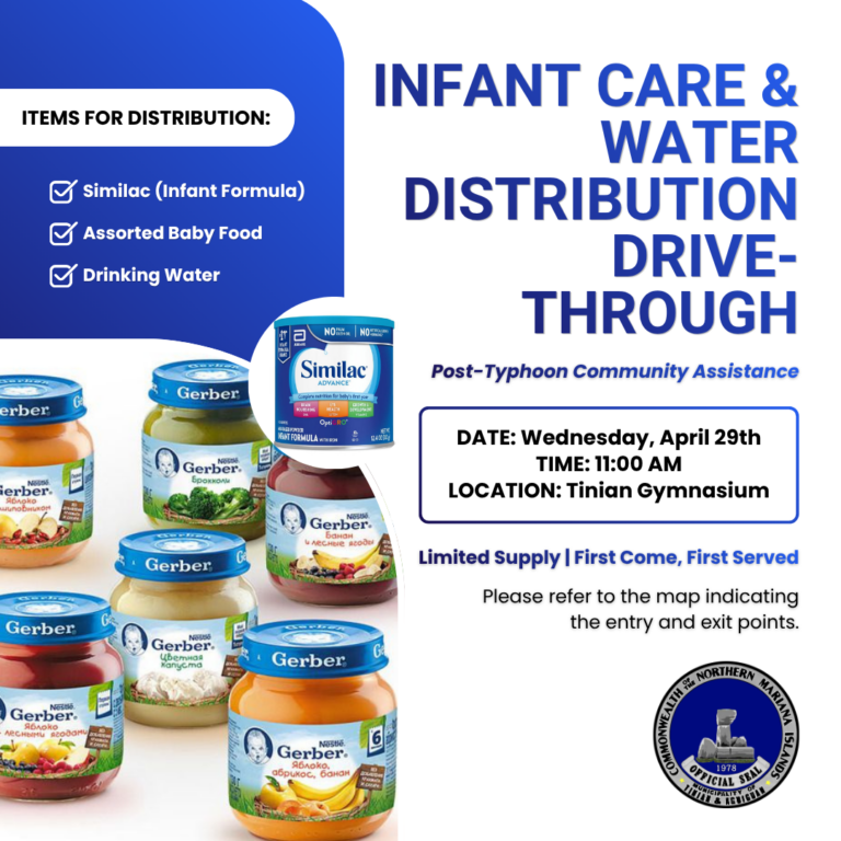 Infant Care & Water Distribution Drive-Through