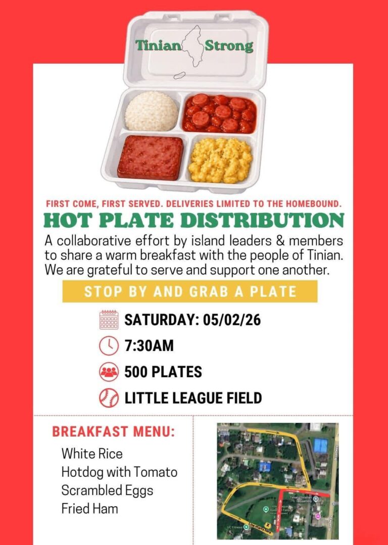 Hot Plate Distribution on Saturday, May 02, 2026