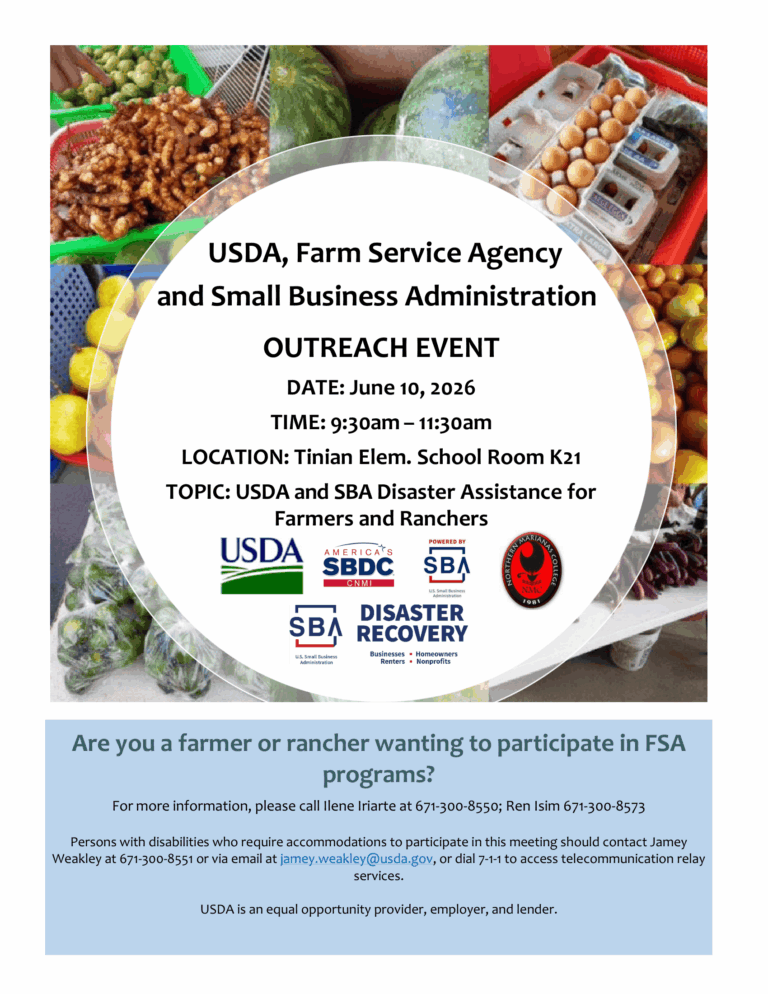 USDA, Farm Service Agency and Small Business Administration Outreach Event